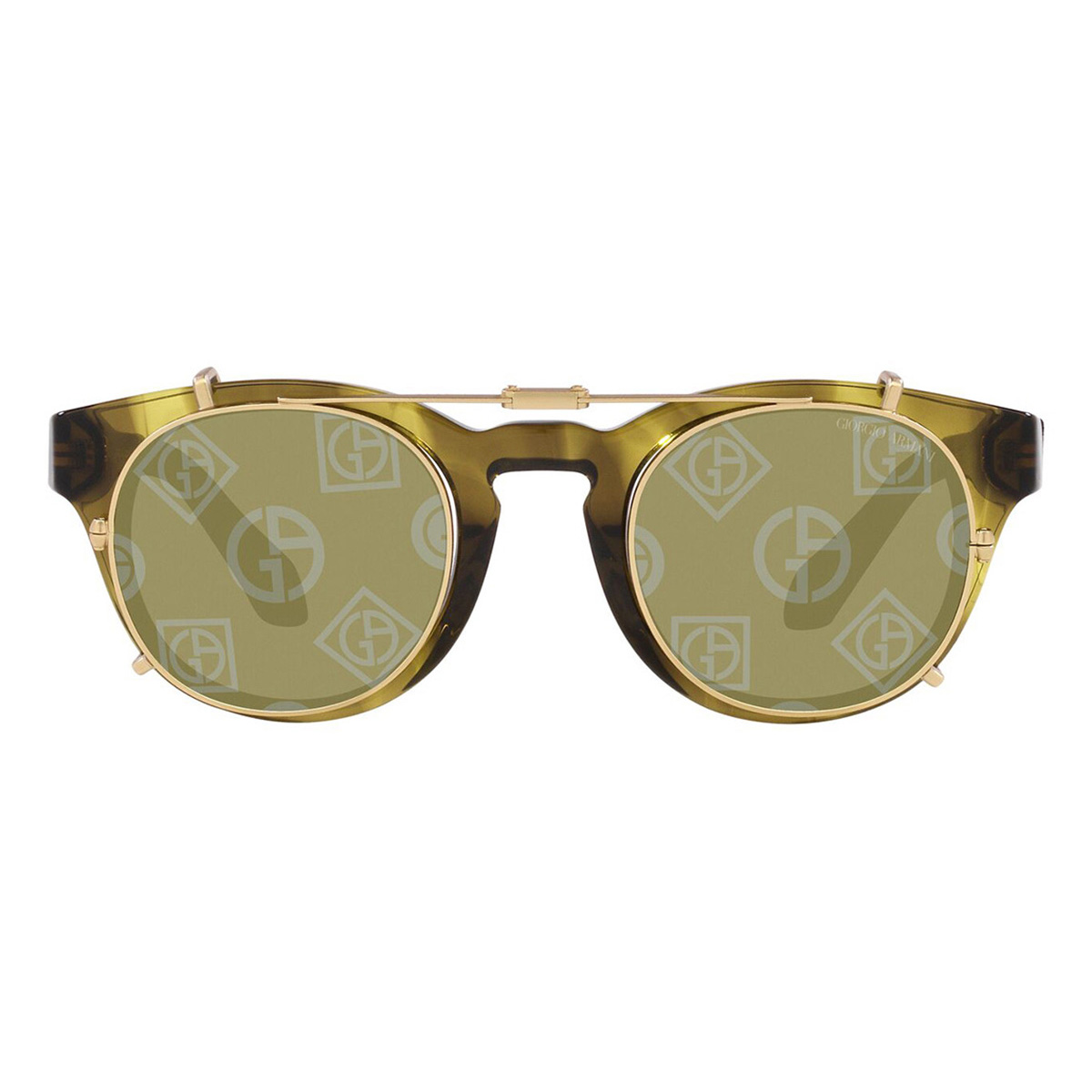 giorgio armani ar8190u 59871w with clip on 2