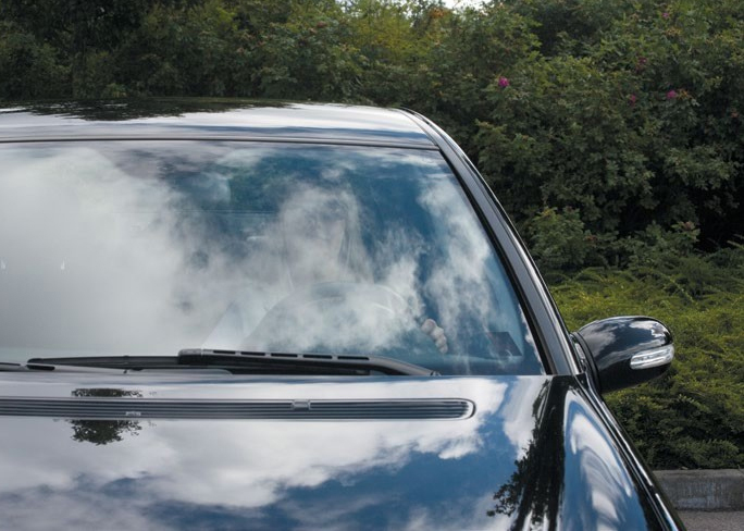 polarised windshield example