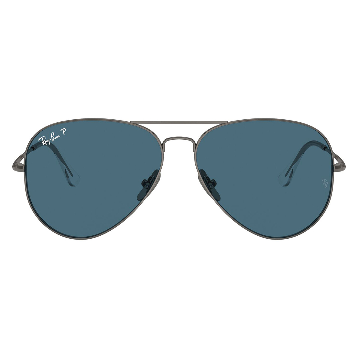 ray ban aviator titanium rb 8089 165s2 polarised 2