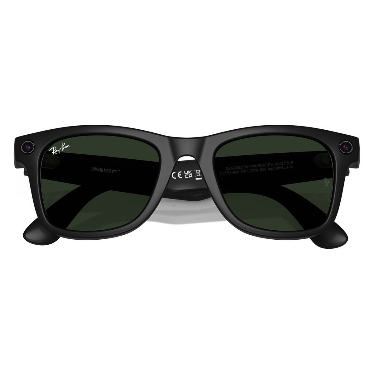 ray ban meta wayfarer rw4008 601s1m photochromic smart glasses 2
